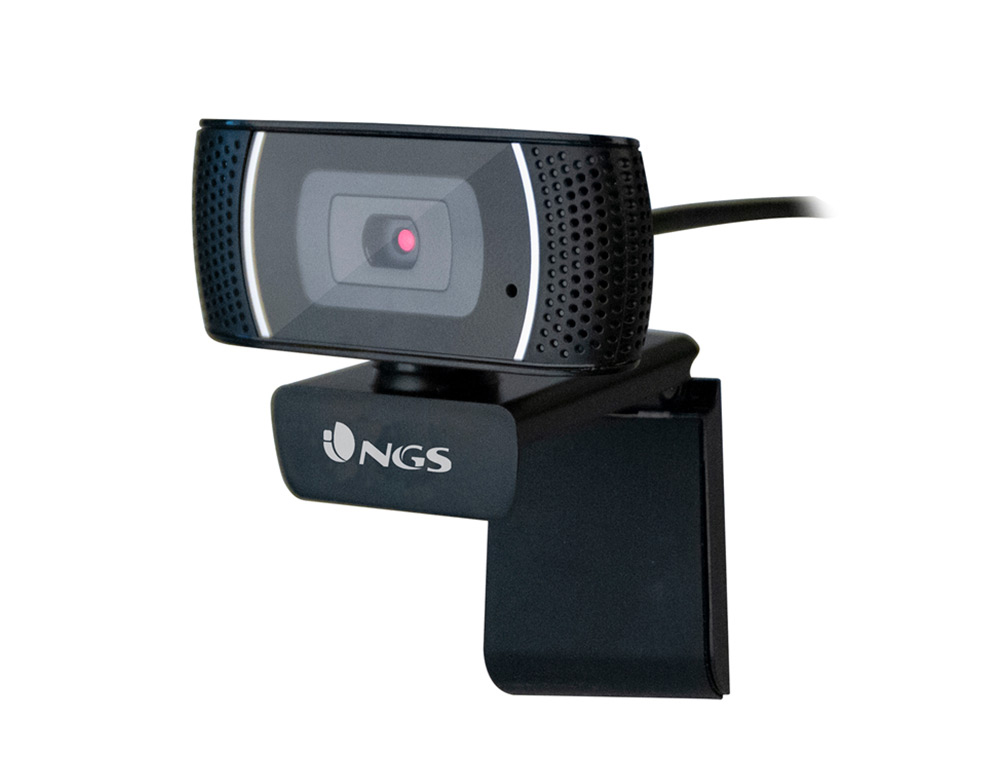 CAMARA WEBCAM NGS XPRESSCAM 1080 FULL HD 1920 X 1080 CONEXION USB 2.0 MICROFONO INCORPORADO 2 MPX COLOR NEGRO