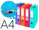 [AZ88] ARCHIVADOR DE PALANCA LIDERPAPEL A4 DOCUMENTA FORRADO PVC CON RADO LOMO 75 MM COLORES SURTIDOS TRENDING