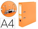 [AZ68] ARCHIVADOR DE PALANCA LIDERPAPEL A4 DOCUMENTA FORRADO PVC CON RADO LOMO 75MMNARANJA COMPRESOR METALICO