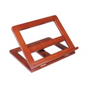 [D-321] ATRIL SUJETALIBROS MADERA -COLOR COGNAC