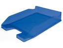 [KF04197] BANDEJA SOBREMESA PLASTICO Q-CONNECT AZUL TRANSPARENTE 240X70X340 MM