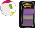 [70071392883] BANDERITAS SEPARADORAS 680-8 VIOLETA DISPENSADOR DE 50 UNIDADES