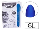 [19113] BARRA DE MAQUILLAJE JOVI TWIST MAKE-UP AZUL CAJA DE 5 UNIDADES