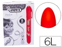 [19105] BARRA DE MAQUILLAJE JOVI TWIST MAKE-UP ROJO CAJA DE 5 UNIDADES