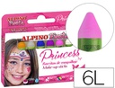 [DL000112] BARRA MAQUILLAJE ALPINO ESTUCHE DE MAQUILLAJE PRINCESS6 COLORES