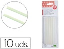 [PG05] BARRAS TERMOFUSIBLE LIDERPAPEL DE 7 MM DE DIAMETRO X 100 MM DE ALTO BLISTER DE 12 UNIDADES