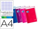 [100430543] BLOC ESPIRAL OXFORD TAPA EXTRADURA MICROPERFORADO DIN A4 80 HOJAS CUADROS 5MM COLORES SURTIDOS