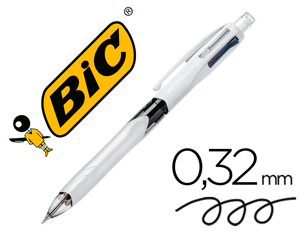 BOLIGRAFO BIC MULTIFUNCION AZUL/NEGRO/ROJO/PORTAMINAS 0,7 MM