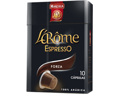CAFE L'OR ESPRESSO FORZA FUERZA 9 CAJA DE 10 UNIDADES COMPATIBLE CON NESPRESSO