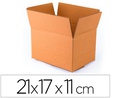[KF26138] CAJA PARA EMBALAR Q-CONNECT AMERICANA CON FONDO AUTOMATICOCARTON CANAL SIMPLE 3 MM COLORCOLOR KRAFT 210X170X110 MM