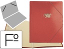 [30-R] CARPETA CLASIFICADOR CARTON COMPACTO SARO FOLIO ROJA 12 DEPARTAMENTOS