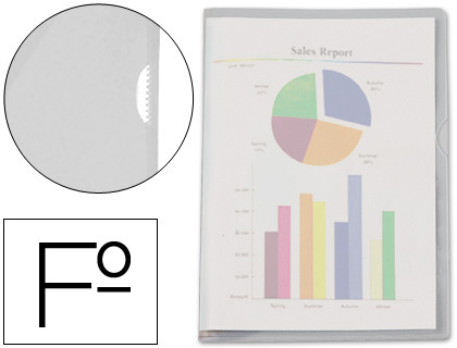 CARPETA DOSSIER UÑERO PLASTICO ESSELTE FOLIO TRANSLUCIDOO