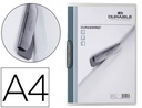 [2290-37] CARPETA DURABLE DURASWING DOSSIER PINZA LATERAL GIRATORIA POLIPROPILENO DIN A4 GRAFITO 30 HOJAS
