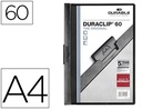 [2209-01] CARPETA DURACLIP DOSSIER PINZA LATERAL NEGRO CAPACIDAD 60 HOJAS