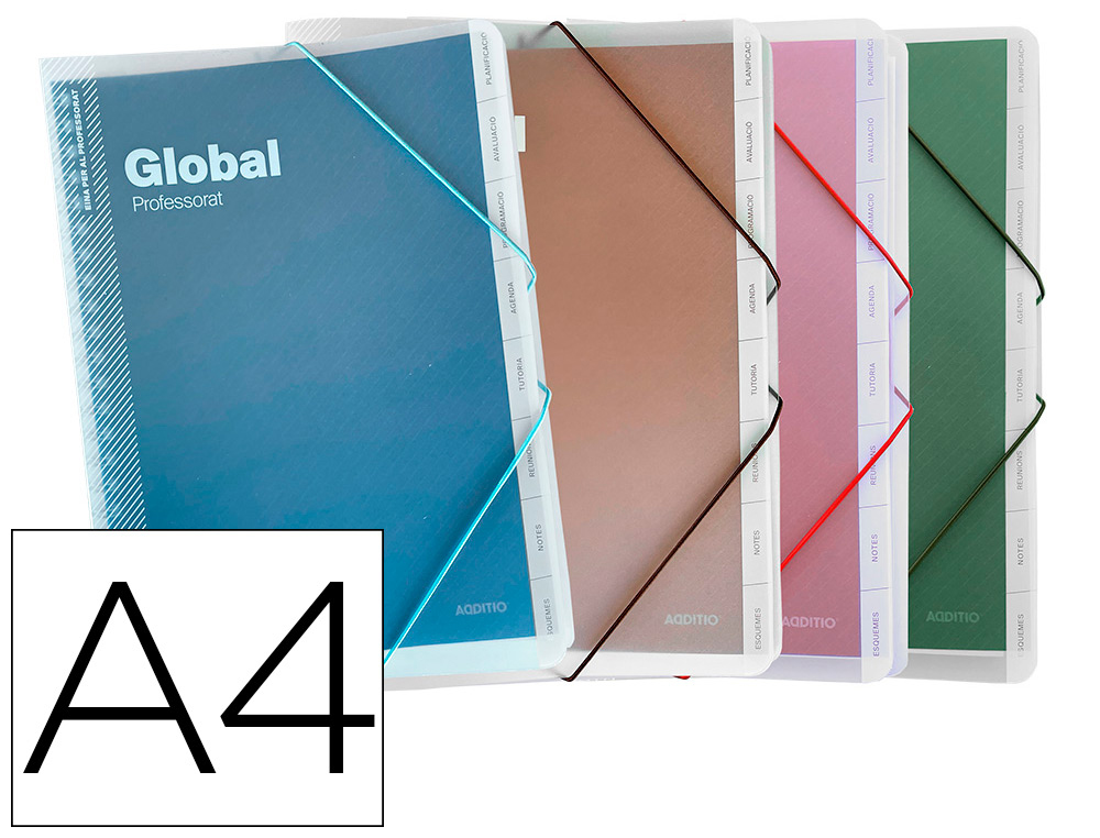 CARPETA GLOBAL ADDITIO A4 CON EVALUCION CONTINUA PROGRAMACION TUTORIA Y REUNIONES EN CATALAN