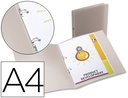[CA67] CARPETA LIDERPAPEL 2 ANILLAS REDONDAS MINI 15 MM 49074 POLIPROPILENO DIN A4 TRANSPARENTE