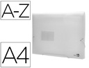 [FU09] CARPETA LIDERPAPEL CLASIFICADOR FUELLE 32114 POLIPROPILENO DIN A4 INCOLORA 13 DEPARTAMENTOS