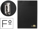 [MS02] CARPETA LIDERPAPEL MINICLIP LATERAL FOLIO PLASTICO NEGRO