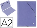 [CG25] CARPETA PLANOS LIDERPAPEL A2 CARTON GOFRADO N 12 AZUL