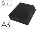 [LU13] CARTON PLUMA LIDERPAPEL NEGRO DOBLE CARA DIN A3 ESPESOR 5 MM