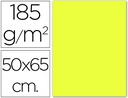 [C200040220] CARTULINA CANSON 50X65 03 AMARILLO LIMON CM 185 GR -UNIDAD-