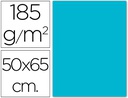 [C200040236] CARTULINA CANSON 50X65 25 AZUL TURQUESA CM 185 GR -UNIDAD-