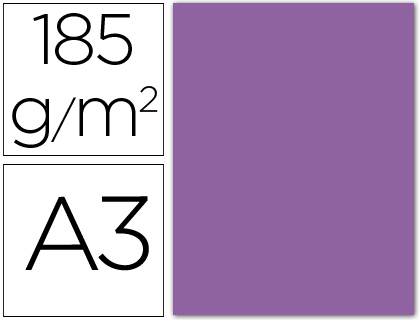 CARTULINA CANSON DIN A3 18 VIOLETA 185 GR -UNIDAD-