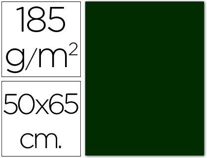 CARTULINA CANSON 50X65 31 VERDE AMAZONA CM 185 GR -UNIDAD-