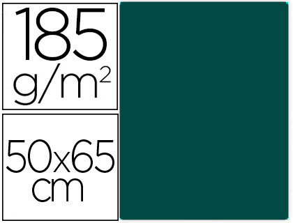 CARTULINA CANSON 50X65 89 VERDE SAFARI CM 185 GR -UNIDAD-