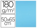 [CX59] CARTULINA LIDERPAPEL 50X65 CM 180G/M2 CELESTE PAQUETE DE 25