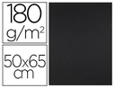 [CX28] CARTULINA LIDERPAPEL 50X65 CM 180G/M2 NEGRO