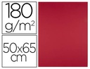 [CX30] CARTULINA LIDERPAPEL 50X65 CM 180G/M2 ROJO NAVIDAD