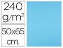 [CX05] CARTULINA LIDERPAPEL 50X65 CM 240G/M2 AZUL TURQUESA