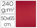 [CX17] CARTULINA LIDERPAPEL 50X65 CM 240G/M2 ROJO NAVIDAD