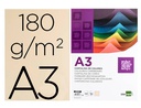 [CD04] CARTULINA LIDERPAPEL A3 180G/M2 CREMA PAQUETE DE 100 HOJAS