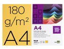 [CT19] CARTULINA LIDERPAPEL A4 180G/M2 ORO PAQUETE DE 100 HOJAS