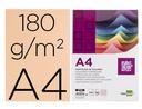 [CT14] CARTULINA LIDERPAPEL A4 180G/M2 SALMON PAQUETE DE 100 HOJAS