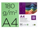 [CT16] CARTULINA LIDERPAPEL A4 180G/M2 VERDE BILLAR PAQUETE DE 100 HOJAS