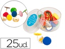 [HI04] CHINCHETA LIDERPAPEL PLASTIFICADA COLORES SURTIDOS CAJA DE 25 UNIDADES