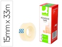 [KF01787] CINTA ADHESIVA Q-CONNECT TRANSPARENTE 33 MT X 15 MM