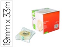 [KF15085] CINTA ADHESIVA Q-CONNECT TRANSPARENTE 33 MT X 19 MM ENCELOFANADA