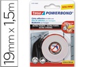 [55791-00002-01] CINTA ADHESIVA TESA DOBLE CARA ULTRA STRONG EXTRAFUERTE PARA INTERIOR Y EXTERIOR 1,5M X19MM