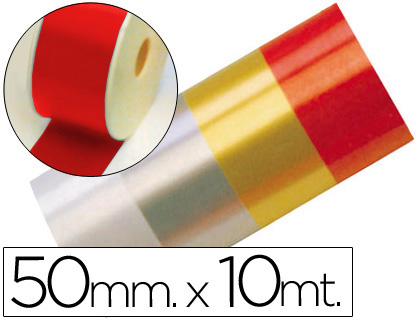 CINTA FANTASIA 10 MT X 50 MM ROJO