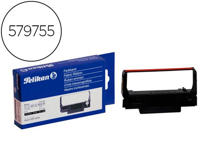 CINTA IMPRESORA PELIKAN PARA EPSON ERC 30/34 NEGRO/ROJO GRUPO 655