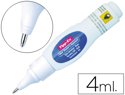 CORRECTOR TIPP-EX LAPIZ 4 ML SHAKE'N SQUEEZE MINI -CON PUNTA METALICA