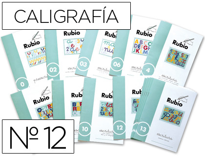 CUADERNO RUBIO CALIGRAFIA Nº 12