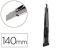 [KF10940] CUTER Q-CONNECT METALICO ESTRECHO CON FUNDA CUCHILLA 9 MM XD-46 CON CLIP BOLSA 1 UNIDAD