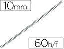 [KF04415] ESPIRAL METALICO Q-CONNECT 56 4:1 10MM 1MM CAJA DE 200 UNIDADES