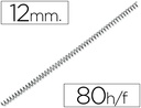 [KF04416] ESPIRAL METALICO Q-CONNECT 56 4:1 12MM 1MM CAJA DE 200 UNIDADES