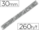 [KF04439] ESPIRAL METALICO Q-CONNECT 64 5:1 30MM 1,2MM CAJA DE 50 UNIDADES